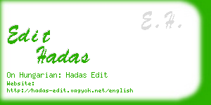 edit hadas business card